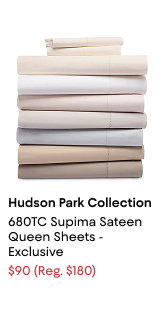 Hudson Park Collection Sateen Sheets
