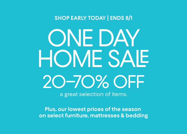 One Day Home Sale