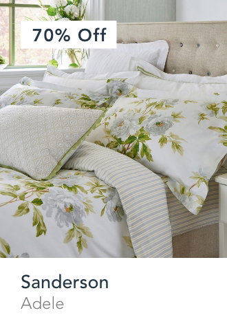 Save 70% Sanderson Adele Bedding in English Pear