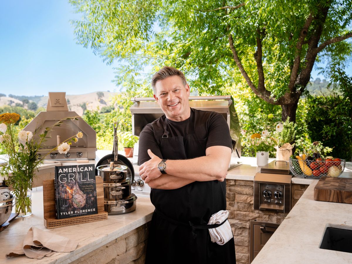 IMG: Chef Tyler Florence standing in the kitchen