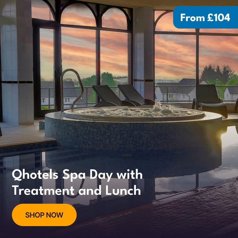QHotels Spa Day with 50 Minute Treatment & Lunch (Weekend)