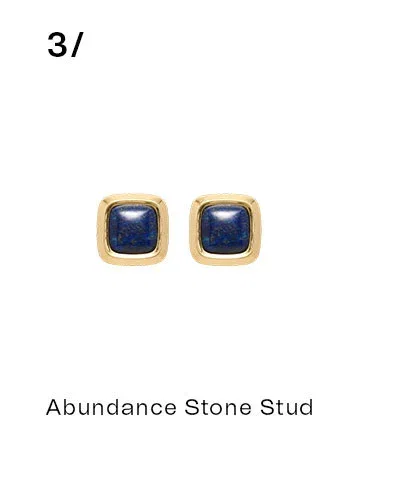 3/ Abundance Stone Stud
