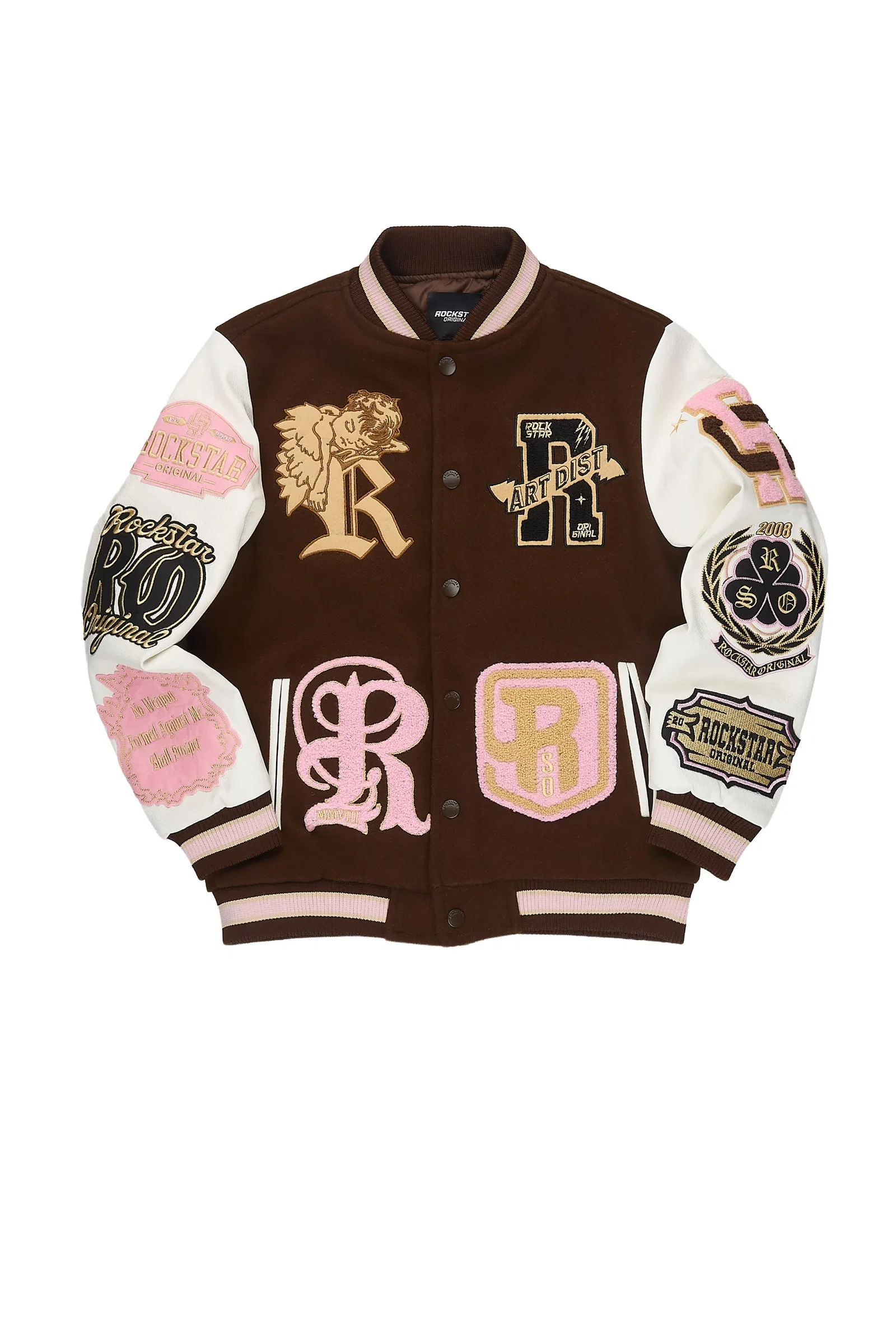 Image of Girls Championa Brown Varsity Jacket