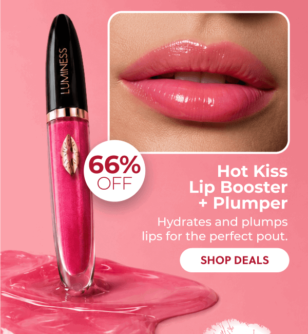 HOT KISS LIP PLUMPER: Plumps and hydrates lips for the perfect pout.