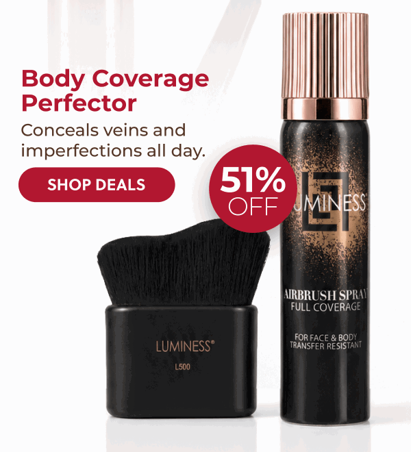 BODY COVERAGE PERFECTOR: Conceals veins and imperfections all day.