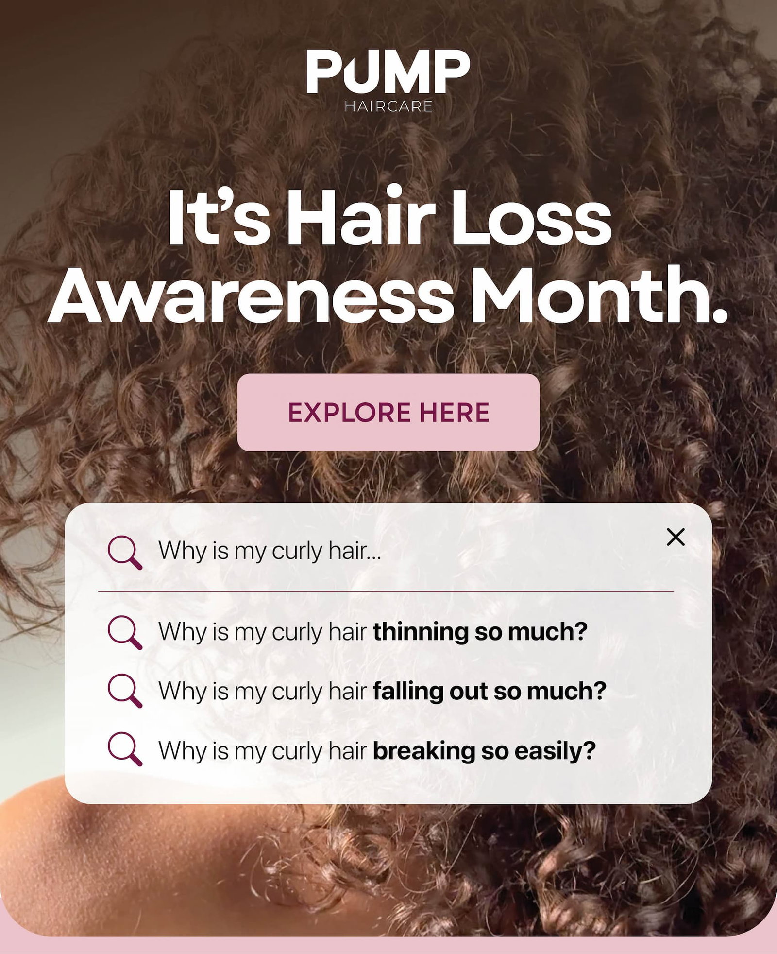 It's Hair Loss Awareness Month.