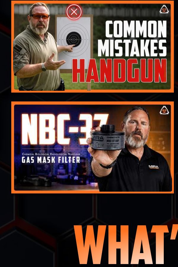 Common mistakes handgun NBC-37 gas mask filter