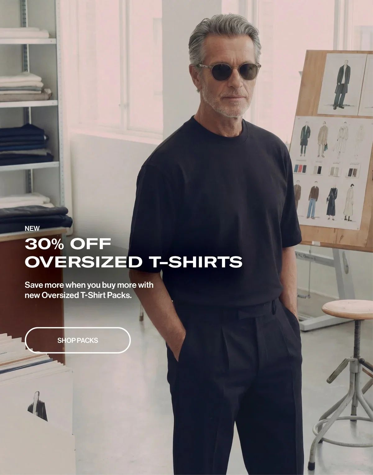 New: 30% off oversized t-shirts. Save more when you buy more with new Oversized T-Shirt Packs.