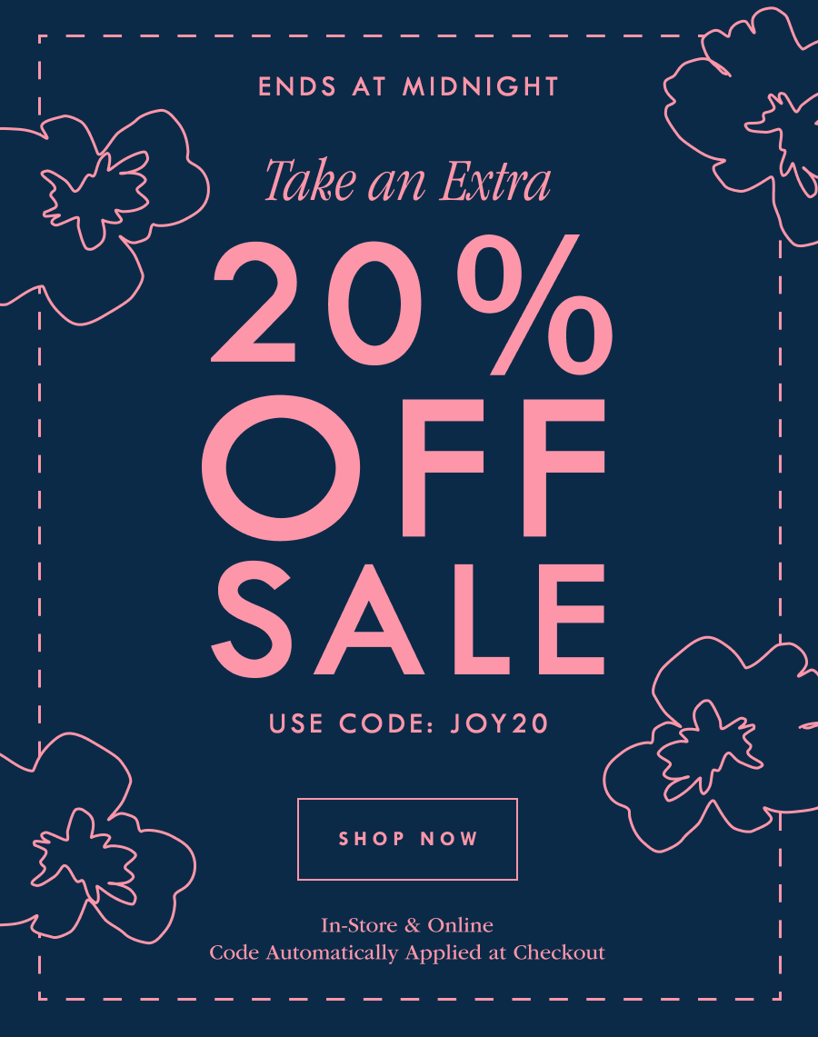 20% Off Sale