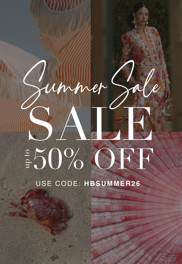 Summer Sale up to 50% off sale items. use Code: HBSUMMER26