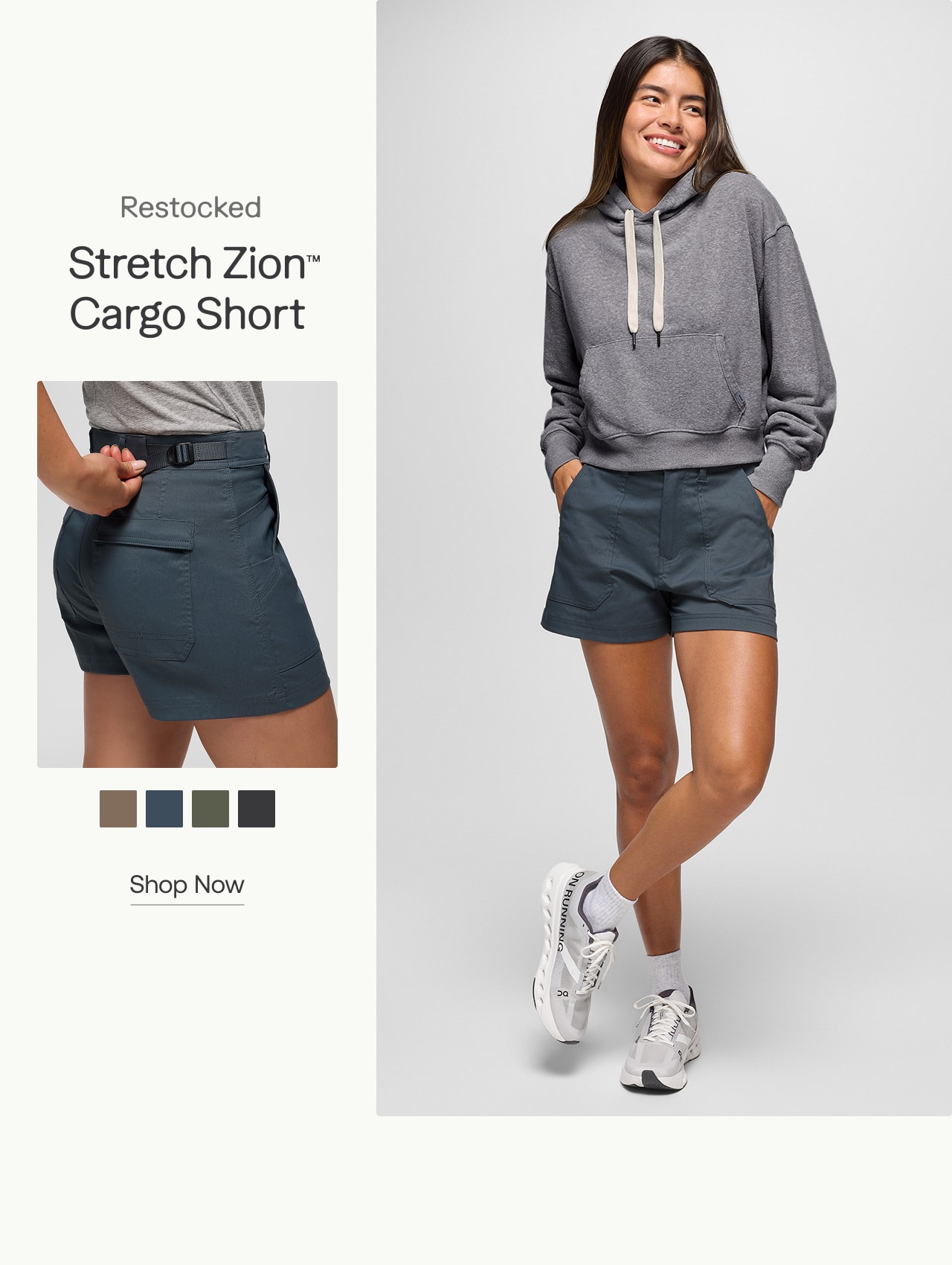 stretch zion cargo short