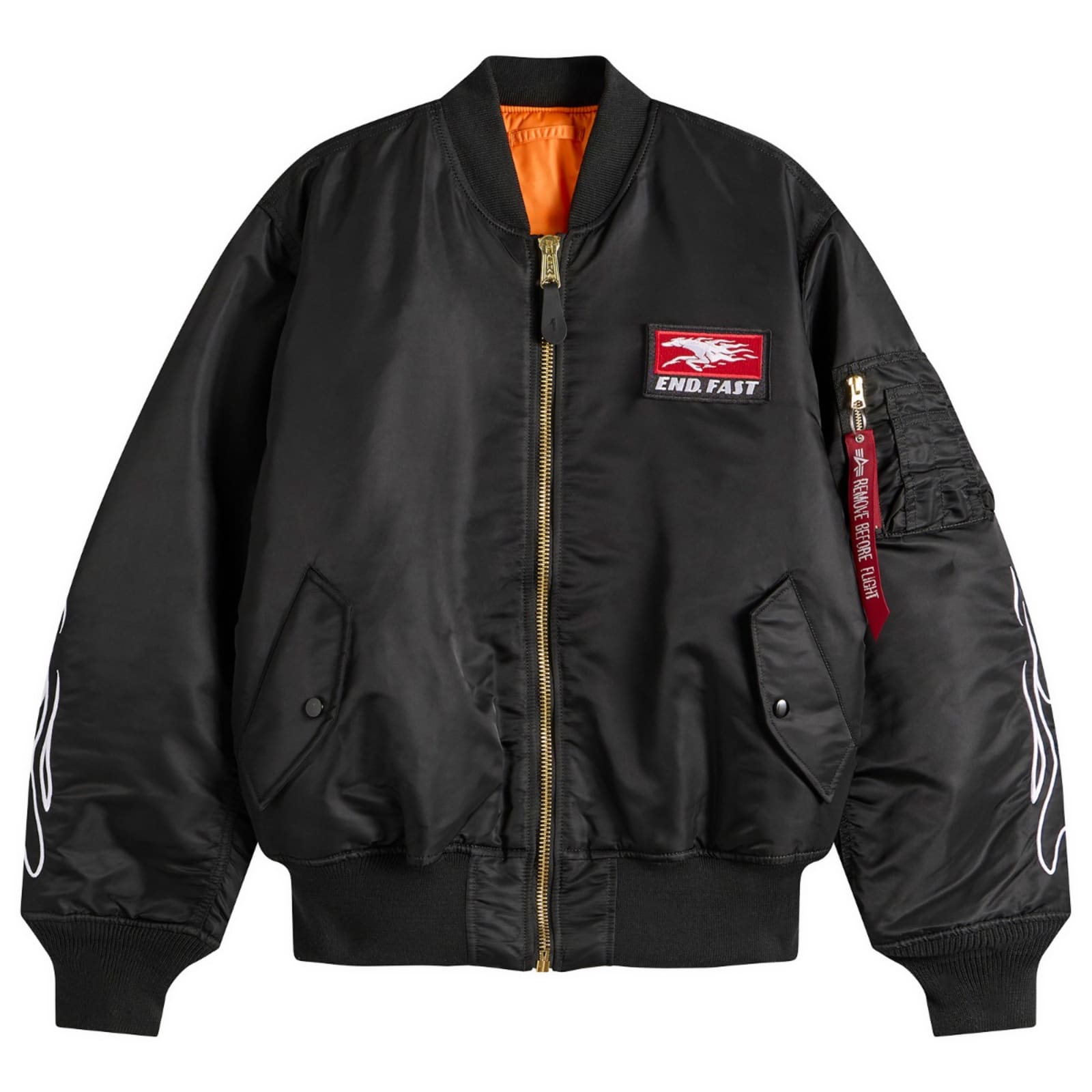 END. x Alpha Industries MA-1 Bomber