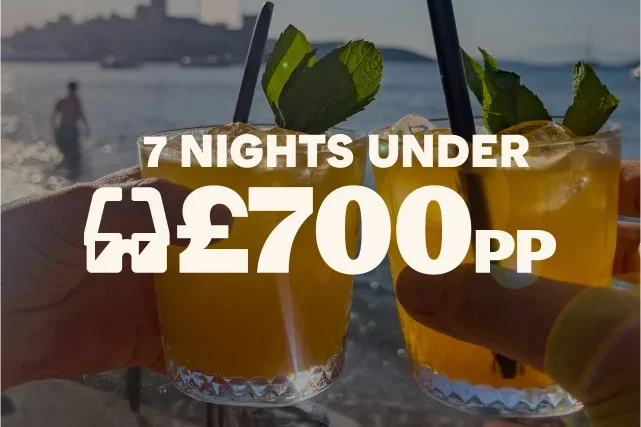 7 nights under £700 per person
