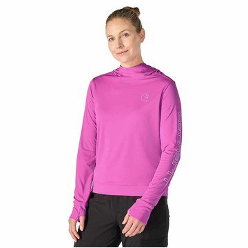 Women's Force Sun Defender™ Relaxed LS Logo Hoodie