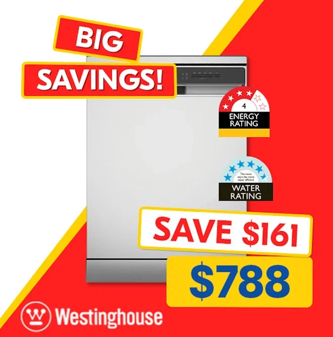 Westinghouse 15 Place Setting Freestanding Dishwasher