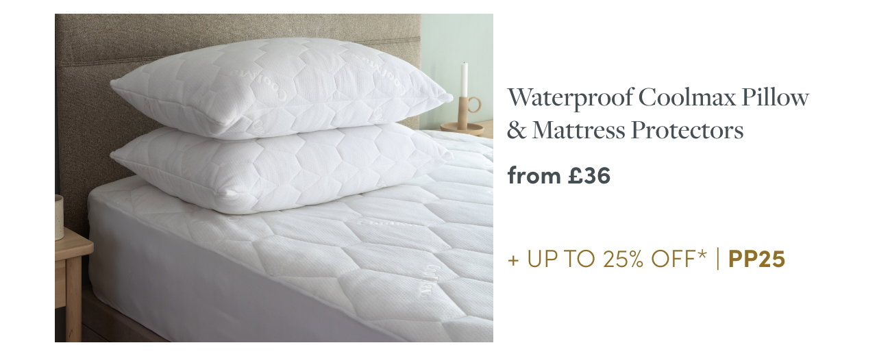 Waterproof Coolmax Pillow and Mattress Protectors