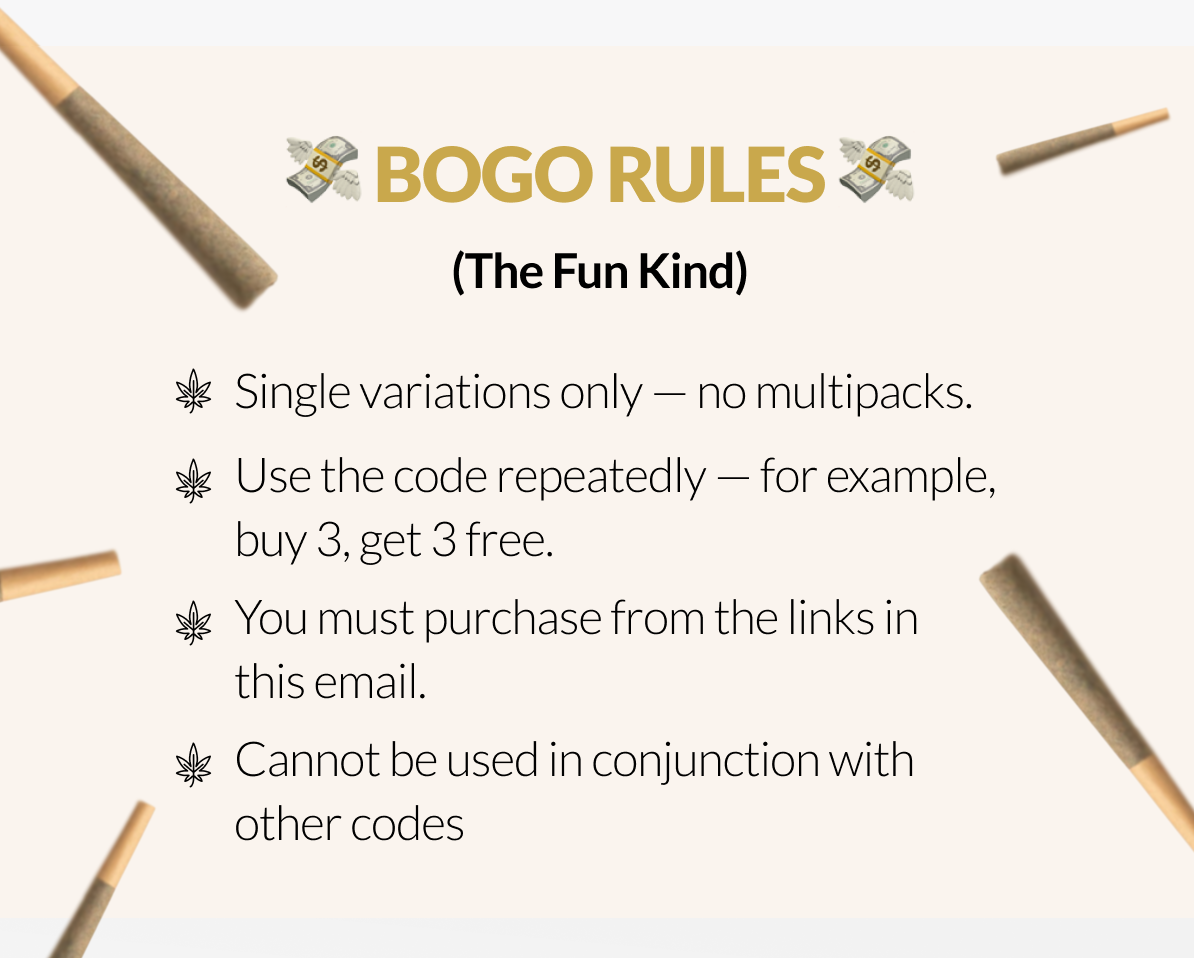 BOGO RULES