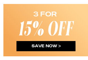3 For 15% Off