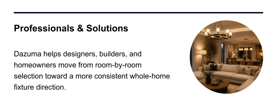 Residential Lighting Solutions for Whole-Home Projects