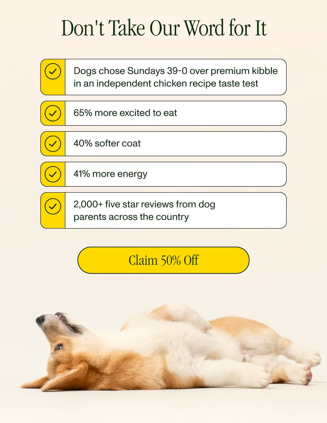 Claim 50% Off