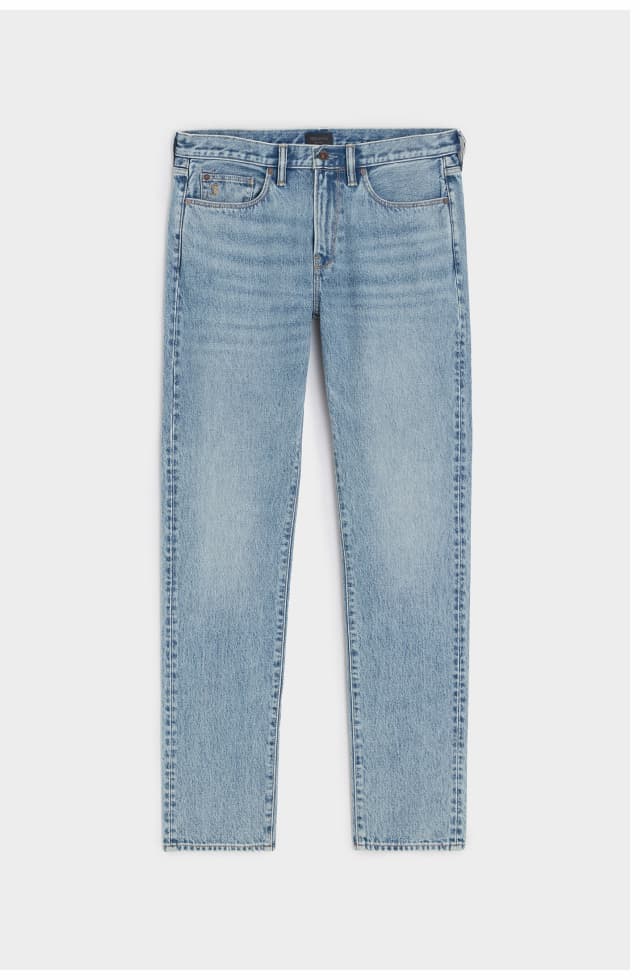 Slim Fit Jean in Washed Blue