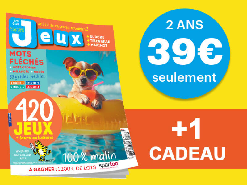 Exclusif: 2 ans d'abonnement pour 39€ seulement + 1 cadeau
