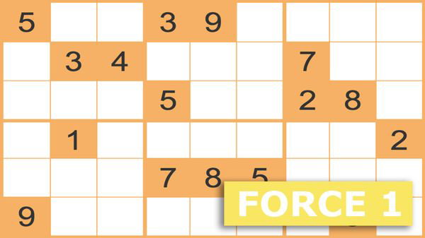 Sudoku gratuits - Force 1 - 31 juillet 2026 Grille n°1499