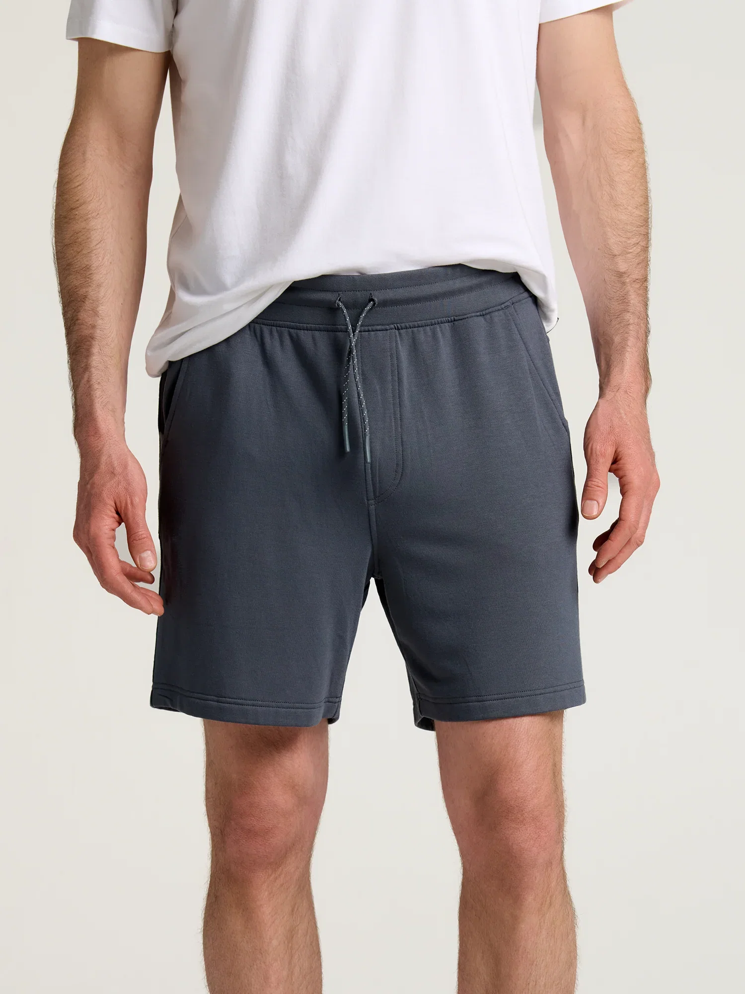 Image of Men's Bamboo Lightweight Fleece Short - Storm Cloud