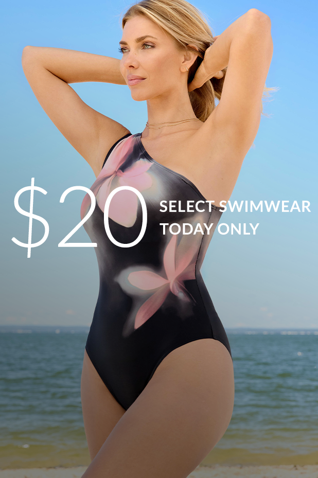 Shop $20 Select Swimwear Today Only