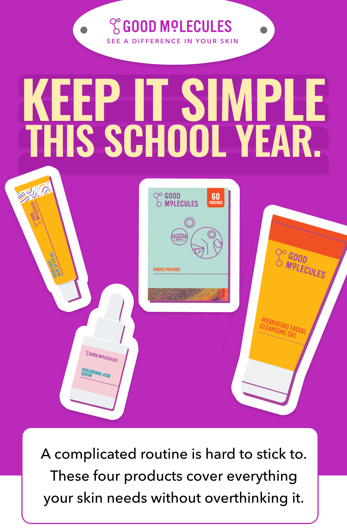 Keep it simple this school year.