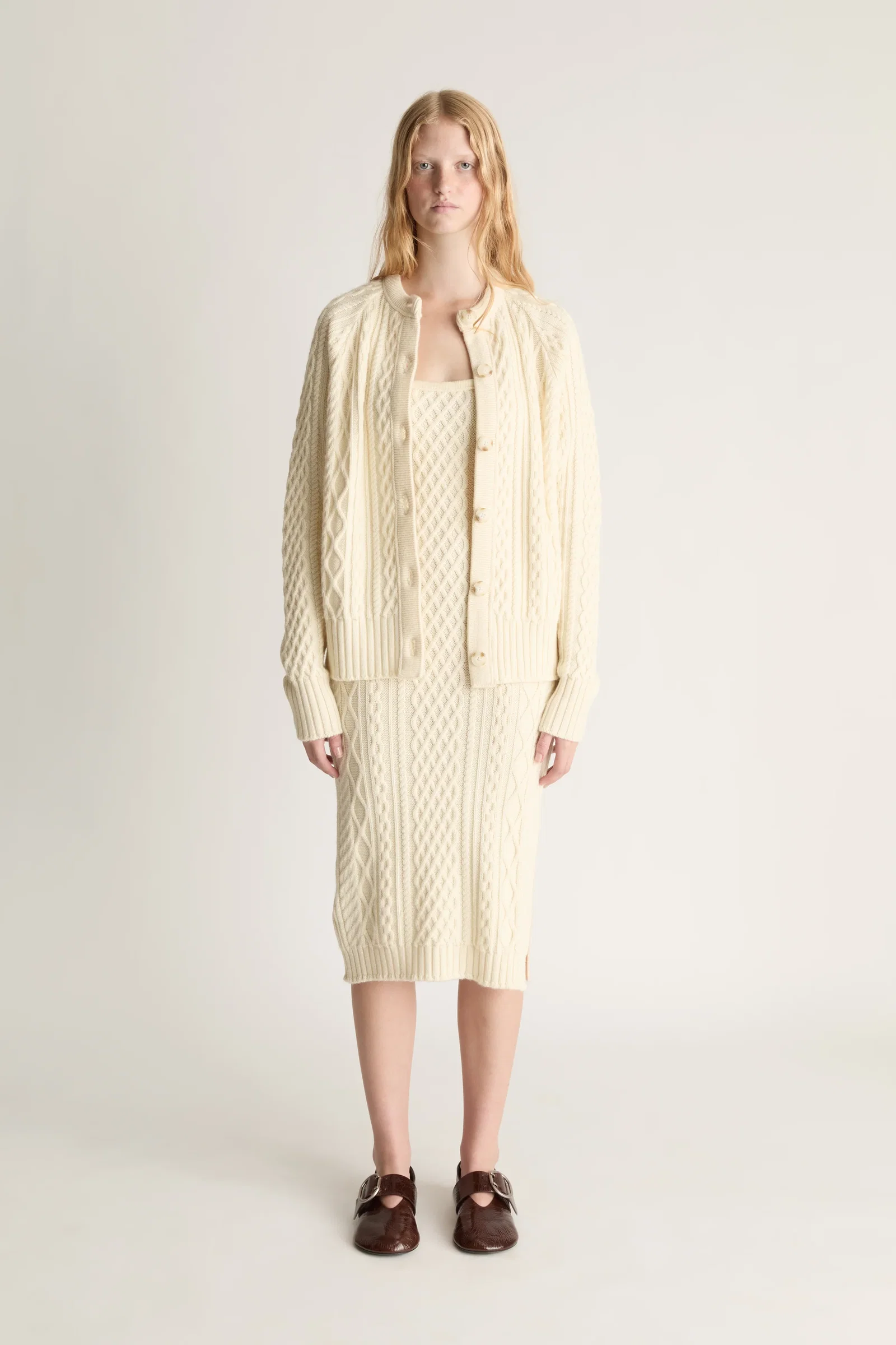 Image of Guiness Cable Knit Cardigan