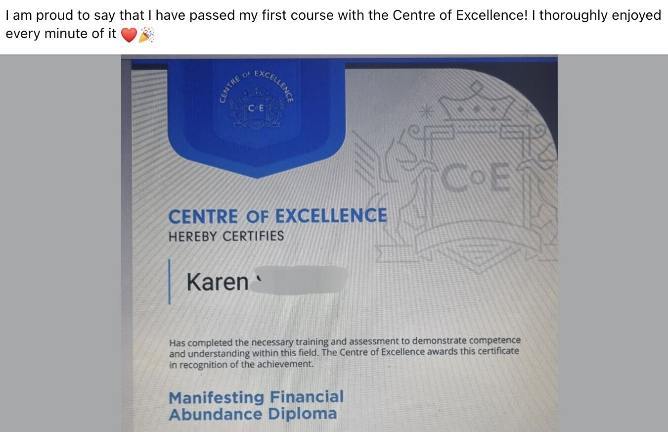Student story from social media