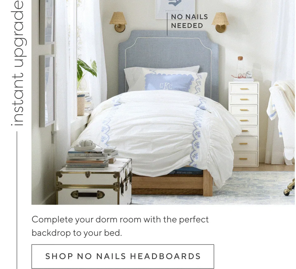 Instant upgrade. Shop no nails headboards