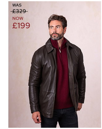 Ravenstonedale Collared Leather Jacket