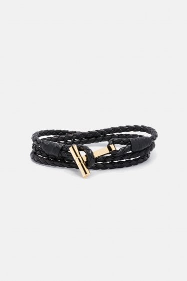 BRAIDED LEATHER BRACELET