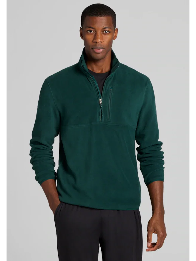 Traveler® COOL<i>MOTION</i> Tailored Fit Fleece 1/4 Zip Pullover