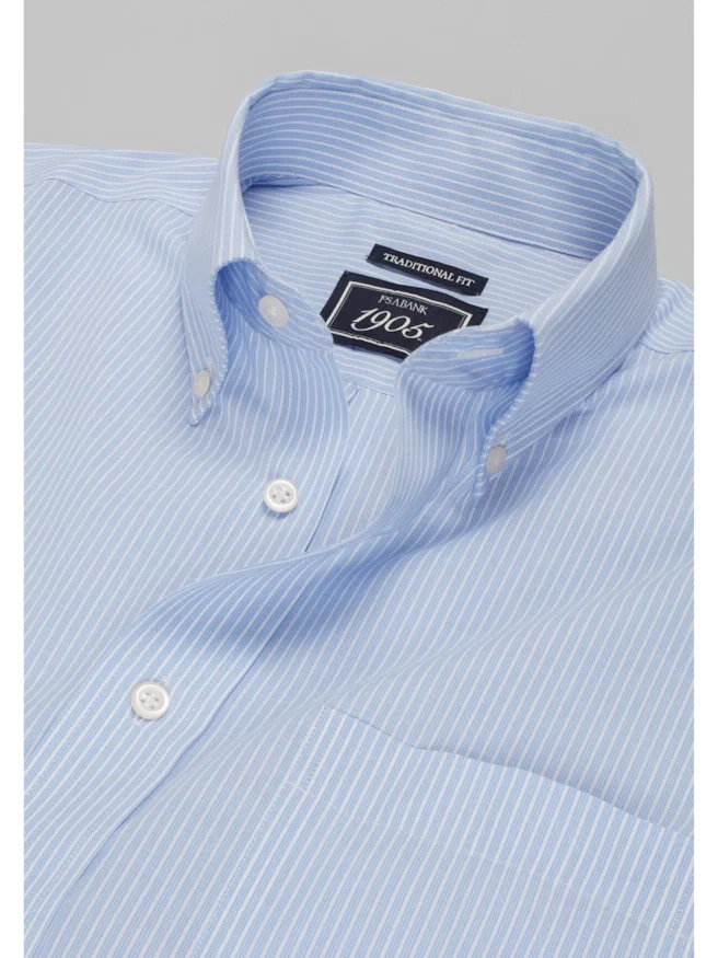 1905 Collection Traditional Fit Stripe Dress Shirt