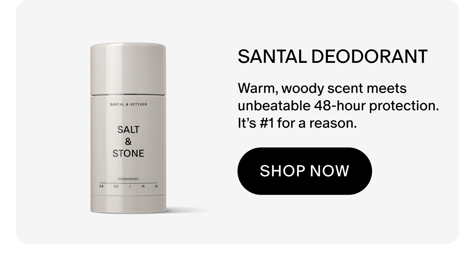santal deodorant