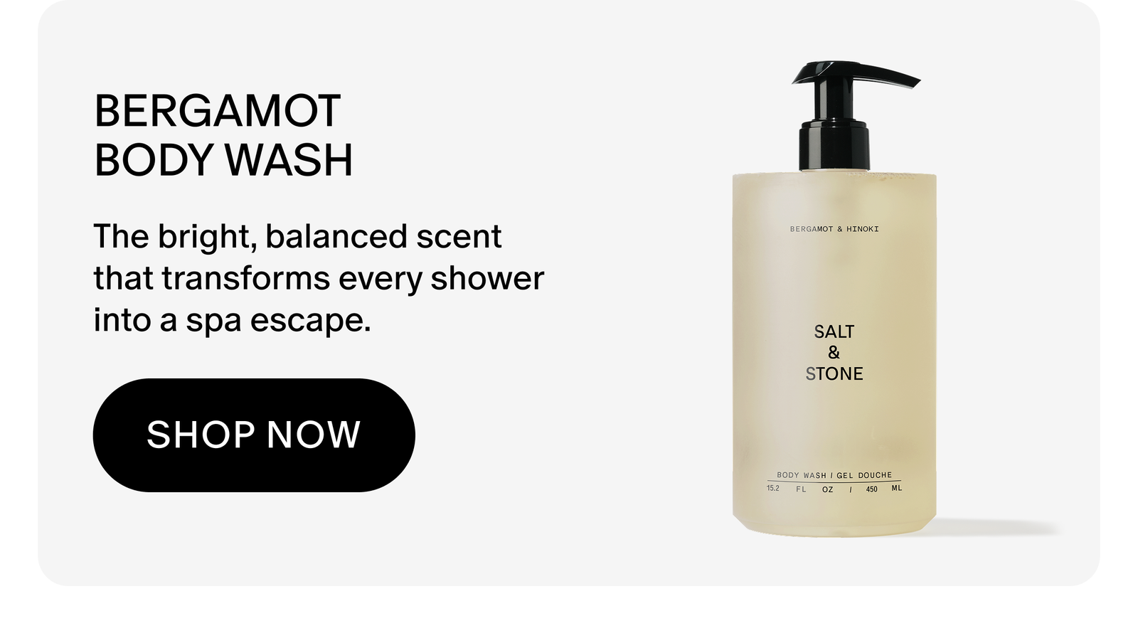 bergamot body wash