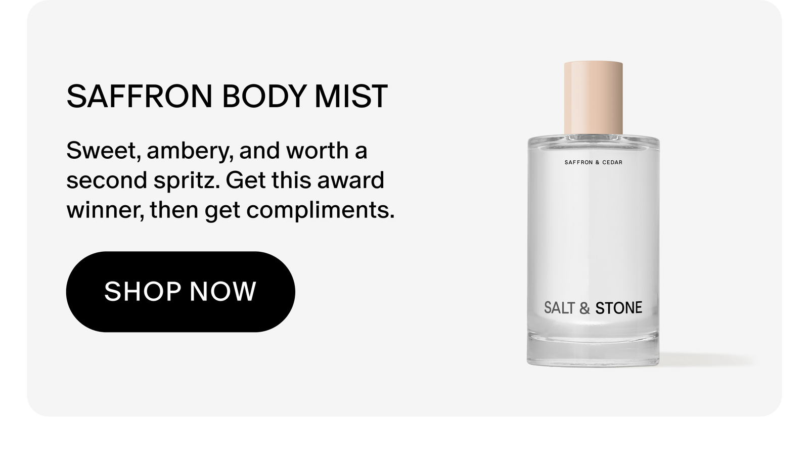 Saffron Body Mist