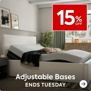 15% off Adjustable bases | Ends Tuesday