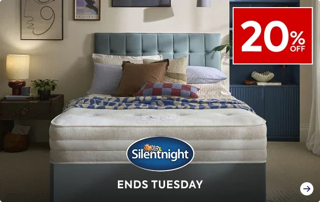 20% off Silentnight mattresses | Ends Tuesday