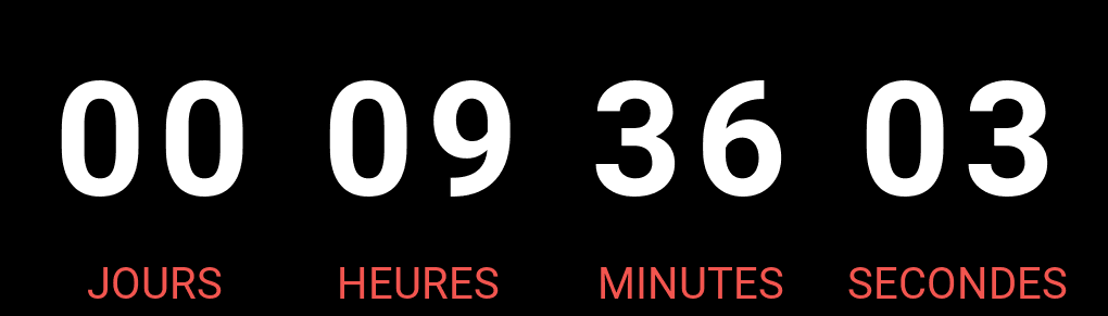 Compte à rebours jusqu'à 07:00