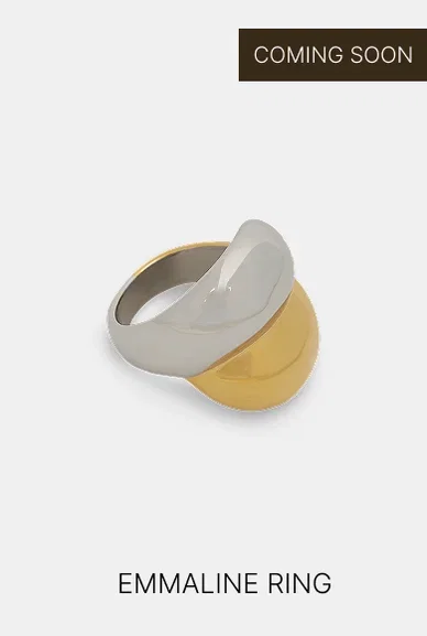 JV-EMMALINE ring - gold silver