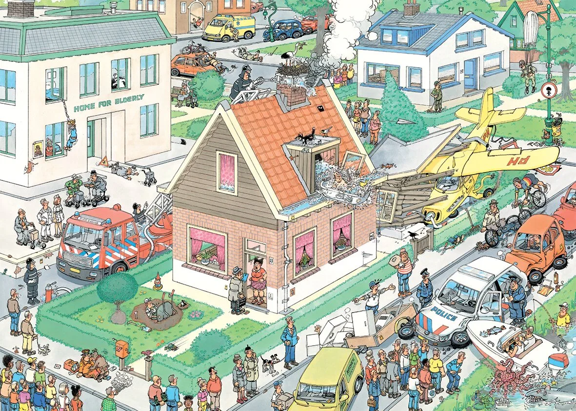 Image of Jan Van Haasteren's Murphy's Law 1000 Piece Jigsaw Puzzle