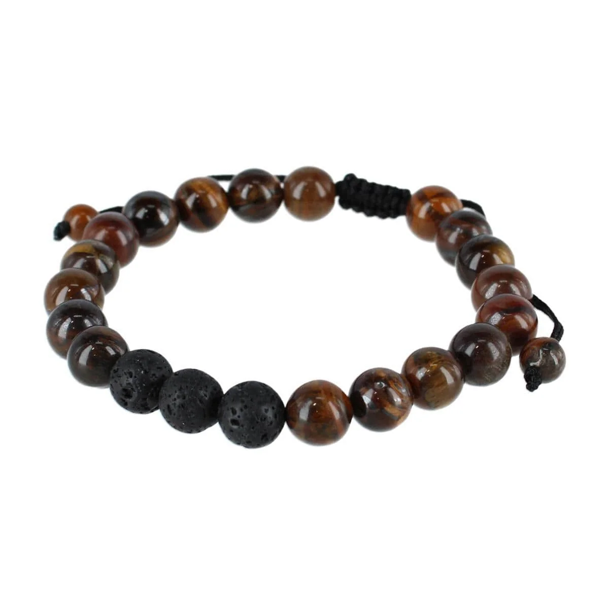 Image of Ryder Wood Look Bead Adjustable Bracelet