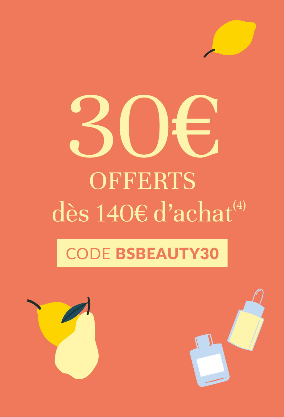 30€ offerts dès 140€ d'achats