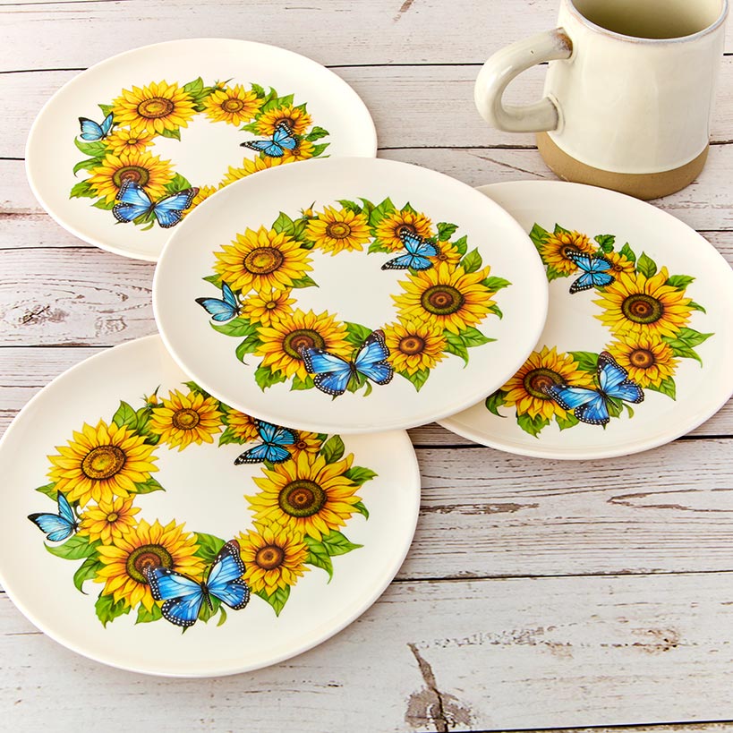 Image of Sunflower and Butterfly 8