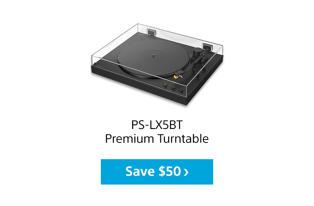 PS-LX5BT Premium Turntable | Save $50