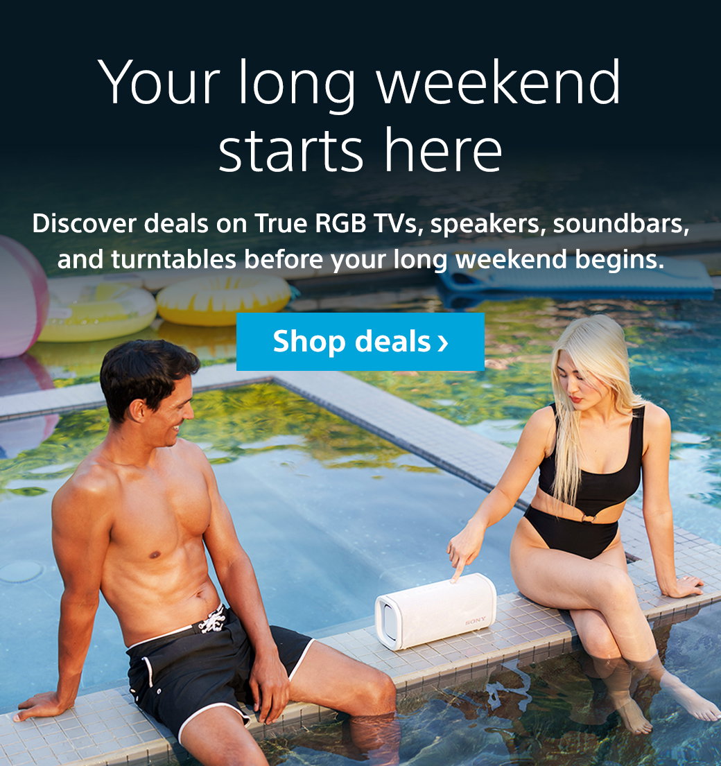Your long weekend starts here | Discover deals on True RGB TVs, speakers, soundbars, and turntables before your long weekend begins. Shop deals